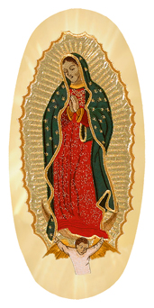 DASOV 110 GD Lady of Guadalupe Clouds Gold (PBF)